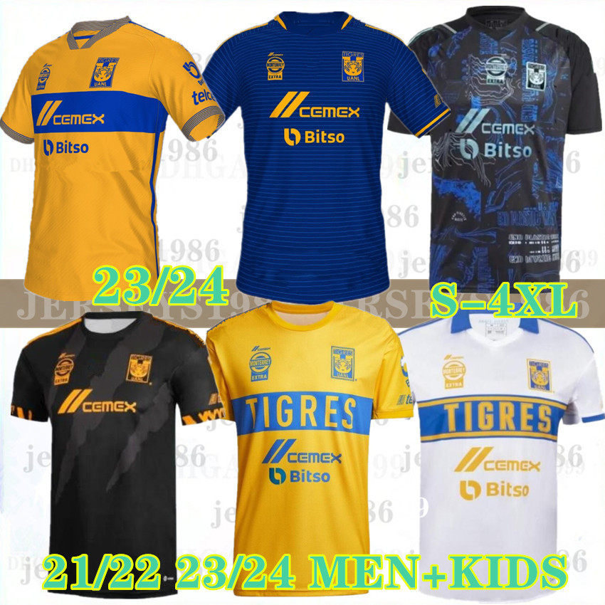 

23 24 The new Tigres home Jerseys 21 22 23 24 Tigres GIGNAC NICO Camiseta de Foot Maillot Shirt L.FERNANDEZ F.THAUVIN Football Unifo champion shirt -4XL 999, 2223 away