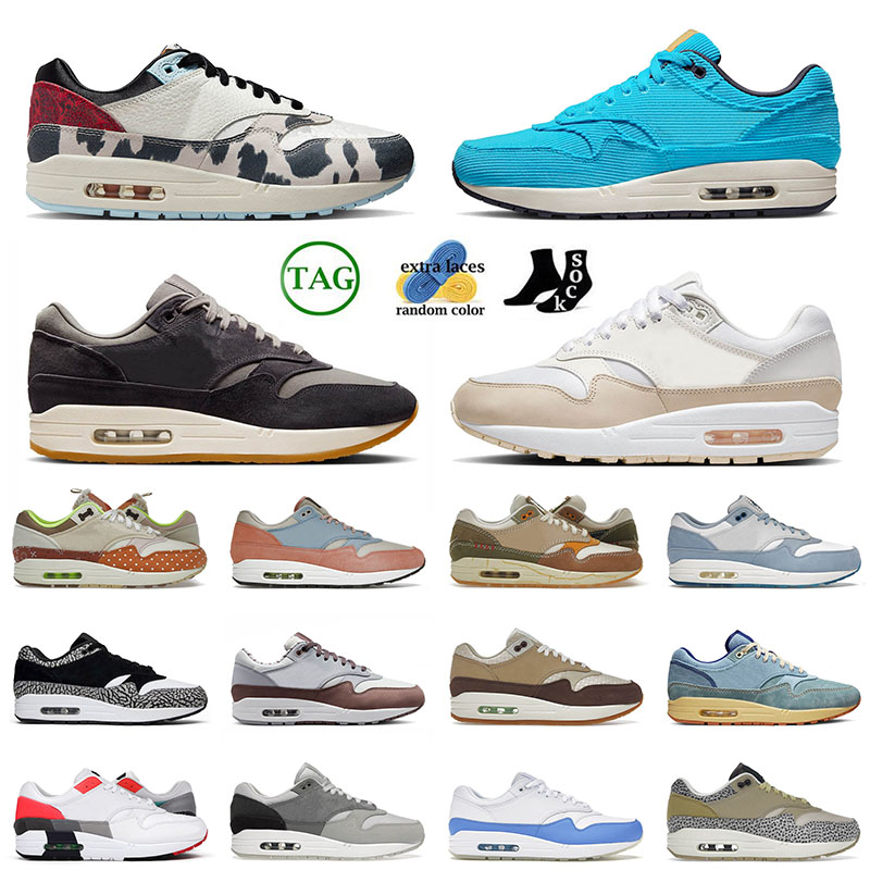 

2023 Designer OG 1 Running Shoes Crepe Soft Grey Duck Honey Dew for Men Women Max Big Size 13 Sean Wotherspoon Safari Obsidian 1/87 Trainers Sneakers 36-47, C47 36-45