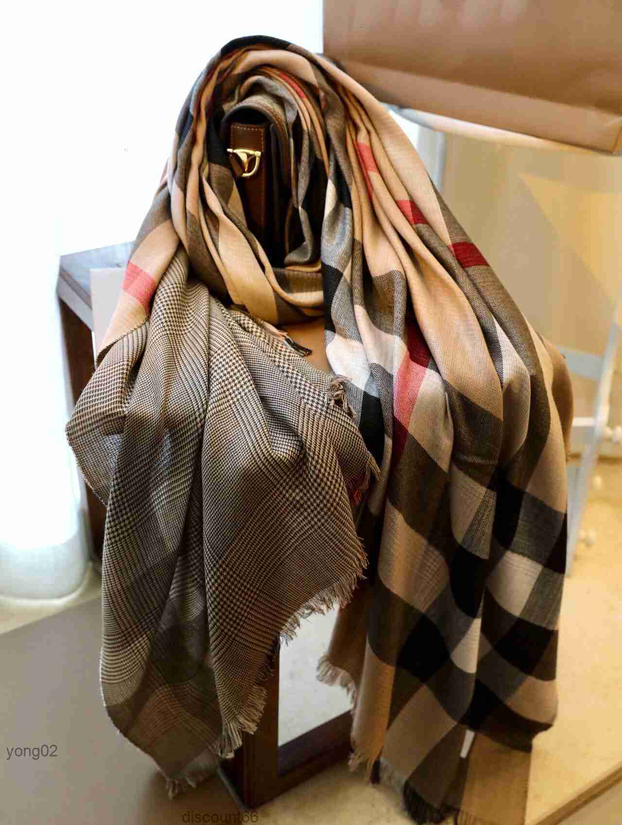 

Brand Designer Cashmere Scarf Wool Classic Men Women Winter Fashion Striped Plaid Letter Shawls Pattern Pashmina Shawl Soft QualityYSCR
