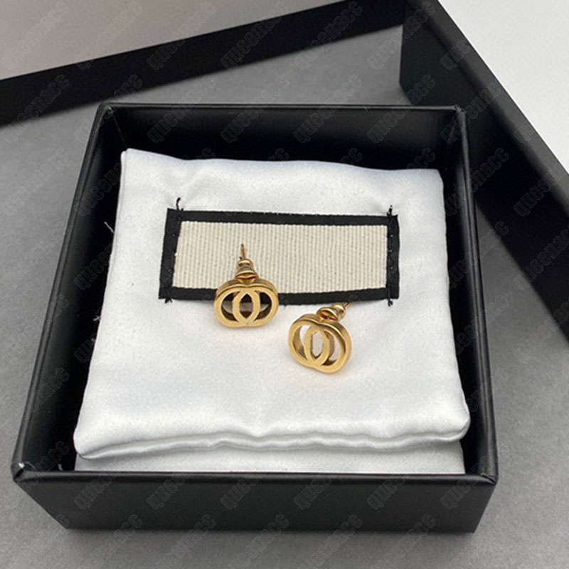 Womens Hoops Earrings Designer Stud Gold Earring Luxury Jewelry Women Circle Letter Studs Men Fashion Designers Ladies Earings 2306154BF-image-879271970