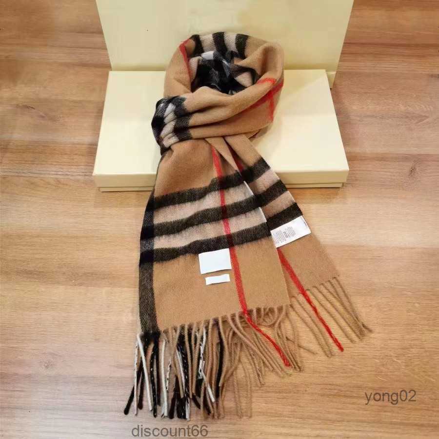 

Winter 100% Cashmere Designer Scarf High-grade Soft Thick Fashion Mens Womens Luxury Scarves Neutral Classic Plaid Large Cape6FQCXC9Y