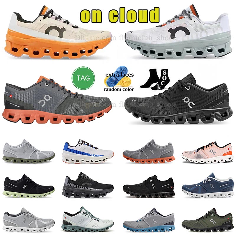 

new cloudmoster on running cloud run shoes 5 x3 womens mens sneakers Niagara dhgate Black White purple Orange Rose Sand Eclipse Turmeric Surf outdoor sports trainers, A15
