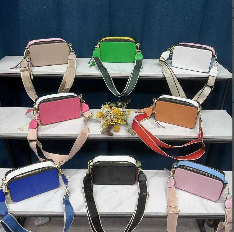 

The Snapshot Small Camera Style Bags Leather Designer Bag Dual Top Zip Closure Crossbody Women Removable and Adjustable Webbing Strap Shoulder Bag Purses, Make up the difference