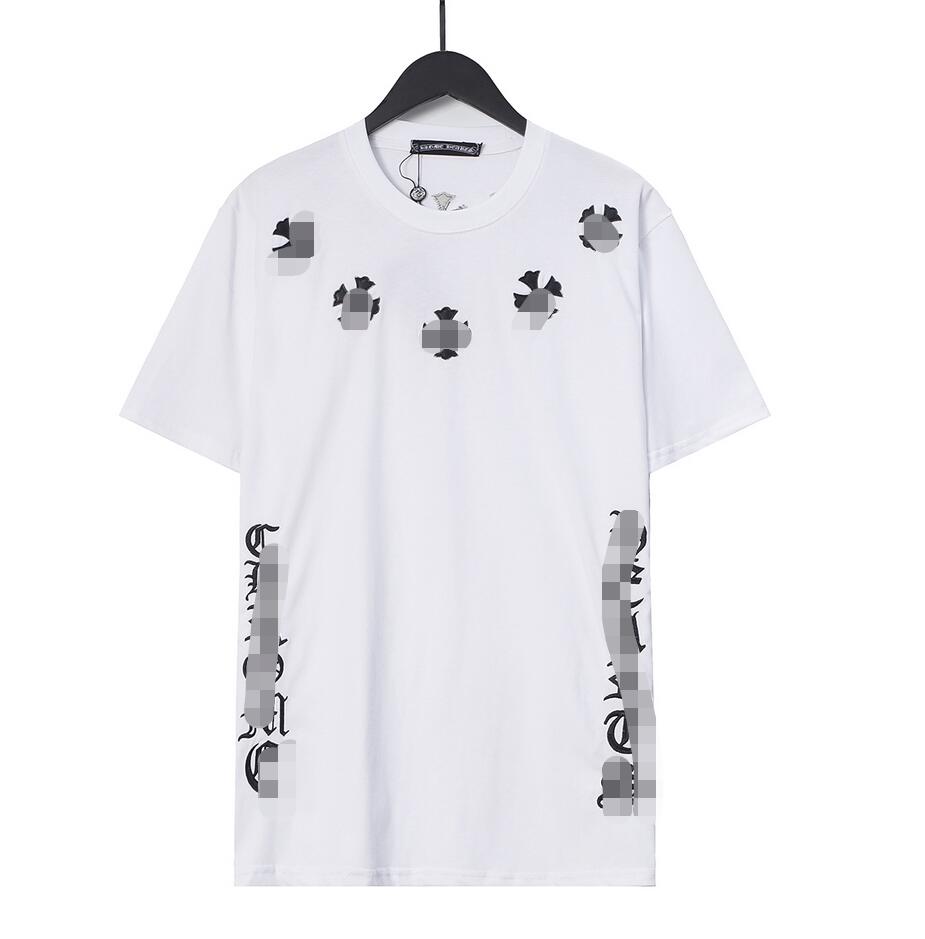 

2023 Classics Mens t Shirts Heart High Quality Brand Crew Neck Chromes Short Sleeves Tees Ch T-shirts Sweater Casual Horseshoe Sanskrit Designers Tees, Q11111
