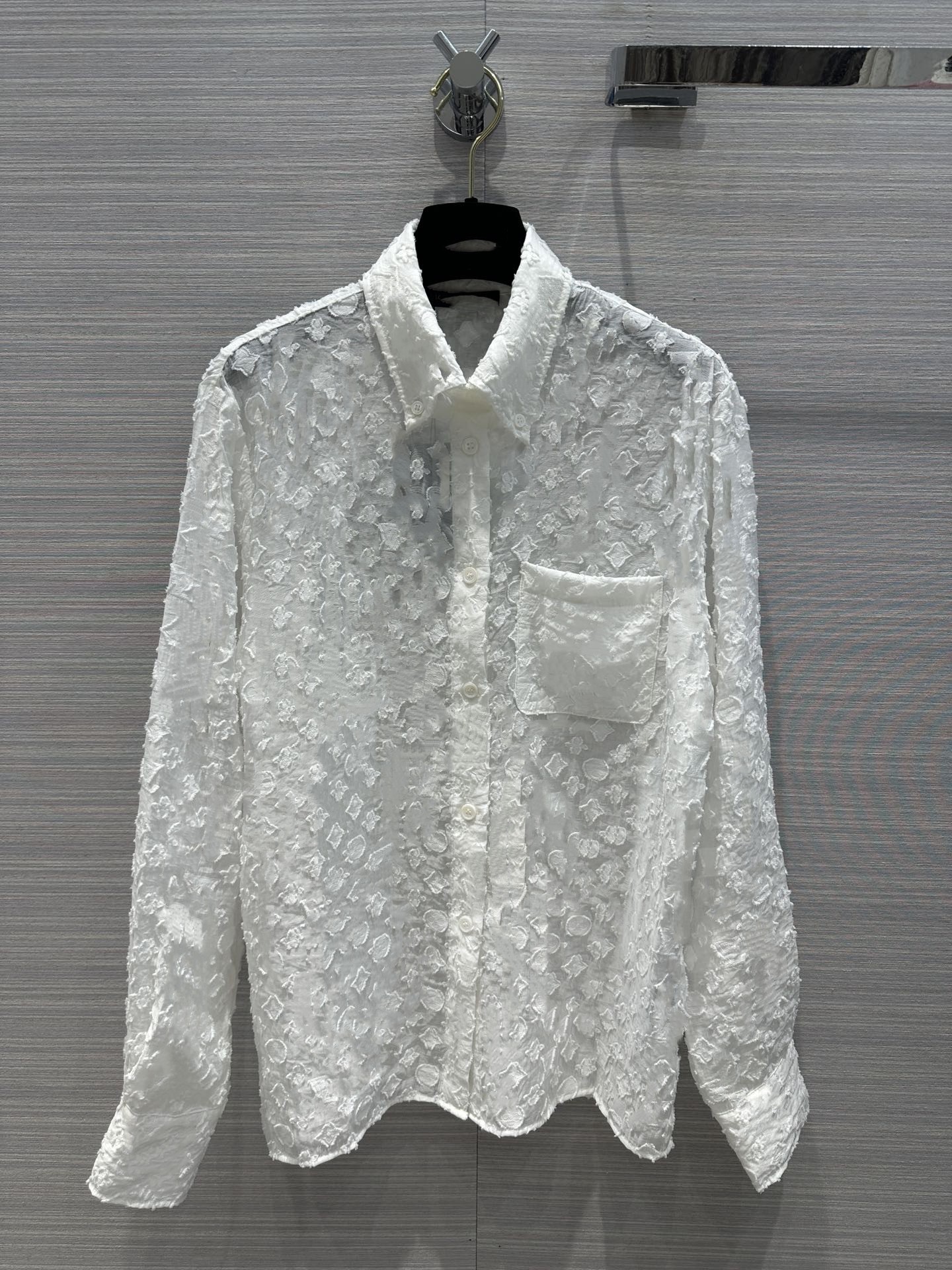 

Brand Same Style Shirts 2023 New Summer Autumn Lapel Neck Long Sleeves Fashion Luxury Women' Blouses Designer Tops 0615-12, White