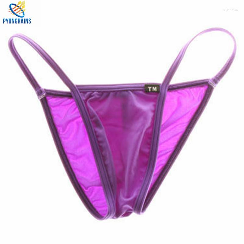 

Underpants Mens Bikini Underwear Ropa Interior Hombre Calzoncillos Marcas Sexy Briefs Push Up Cup Front Enhancement Slip Gay Men, Black