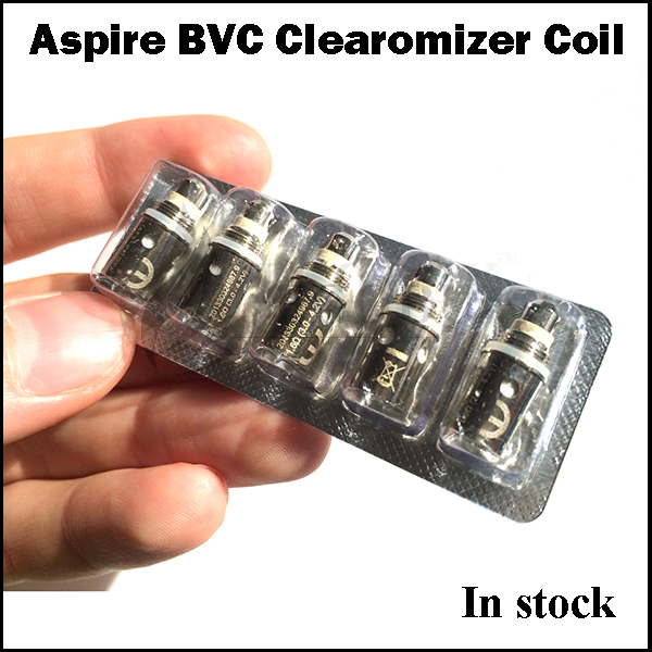 

Original Aspire BVC Coil 1.6ohm 1.8ohm 2.1ohm Replacement Coils Head For Aspire ET ET-S Glass K1 CE5 Tank Vivi Navo mini Clearomizer BDC Atomizer E-cigarette Authentic