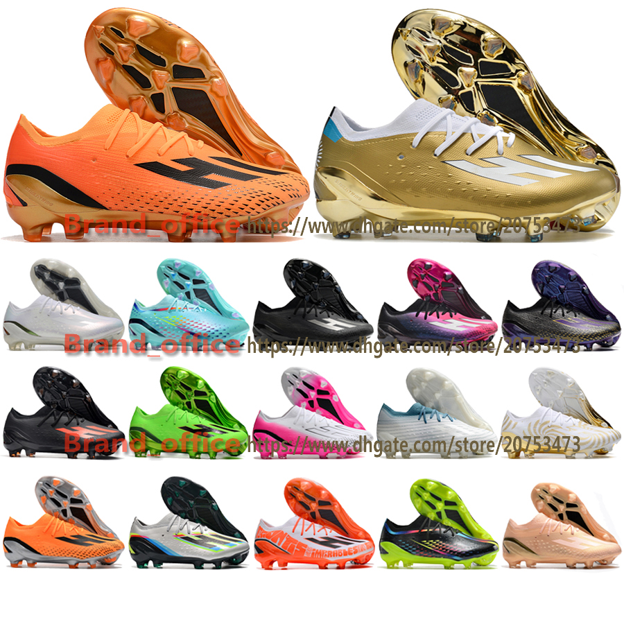 

Gift Bag Quality Football Boots X Speedportal.1 FG Messis World Cup Shoes Mens Outdoor Firm Ground Soft Leather Electroplate Trainers Football Cleats Size US 6.5-11.5