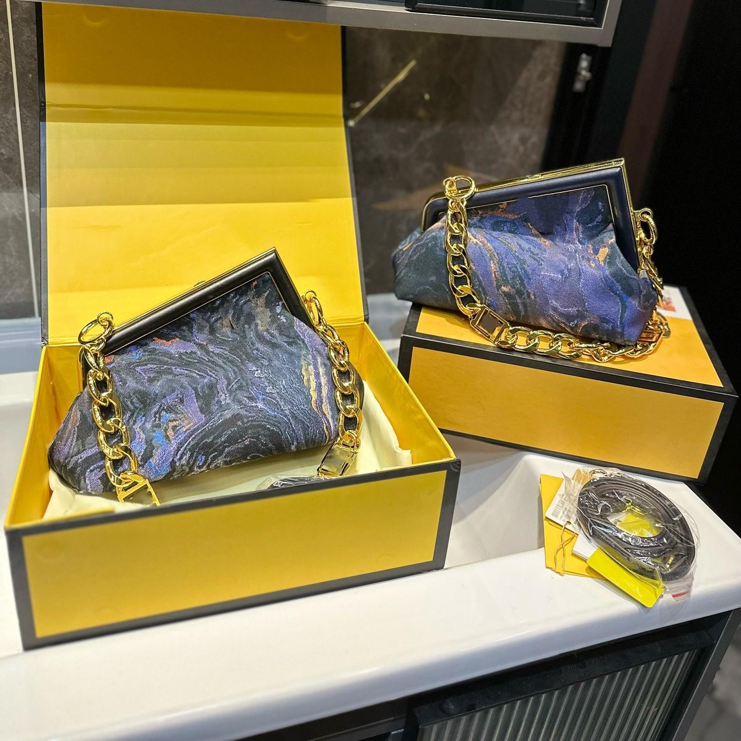 

Designer bag chain bags Female fashion brand clip Europe and the United States single shoulder bag for dinner party, 12