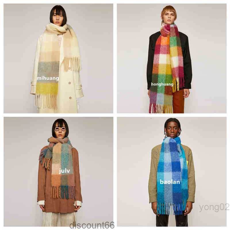 

Ac Men and Women General Style Scarf Blanket Women's Colorful PlaidACNM