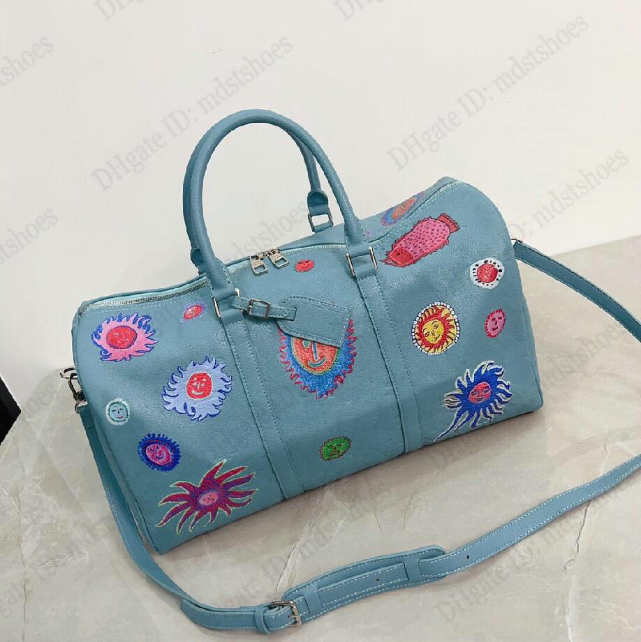 

Keep 55 50 45 Sports Travel Bag All Series YK Monograms Taurillon Leather Designers Luxurys Handbag M21384 M21713