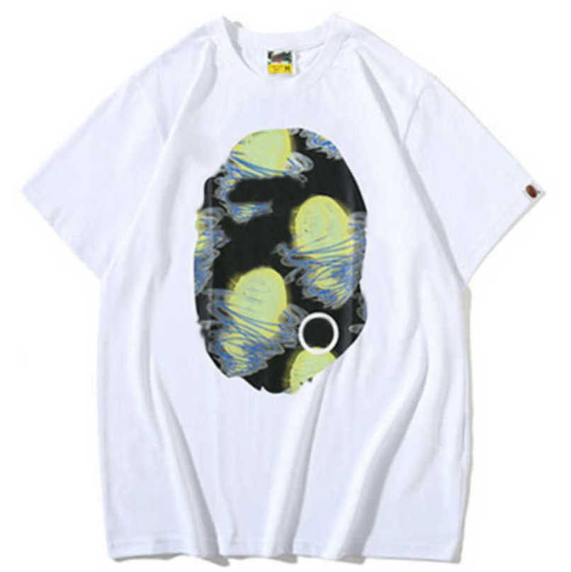 

Luxury Men's Fashion t Shirts Loose Women Tops Tees Tshirt Casual Cotton Short Sleeve Clothing High Street Streetwear Couple Apes T-shirts Polos Hip Hop Shirt G4uv