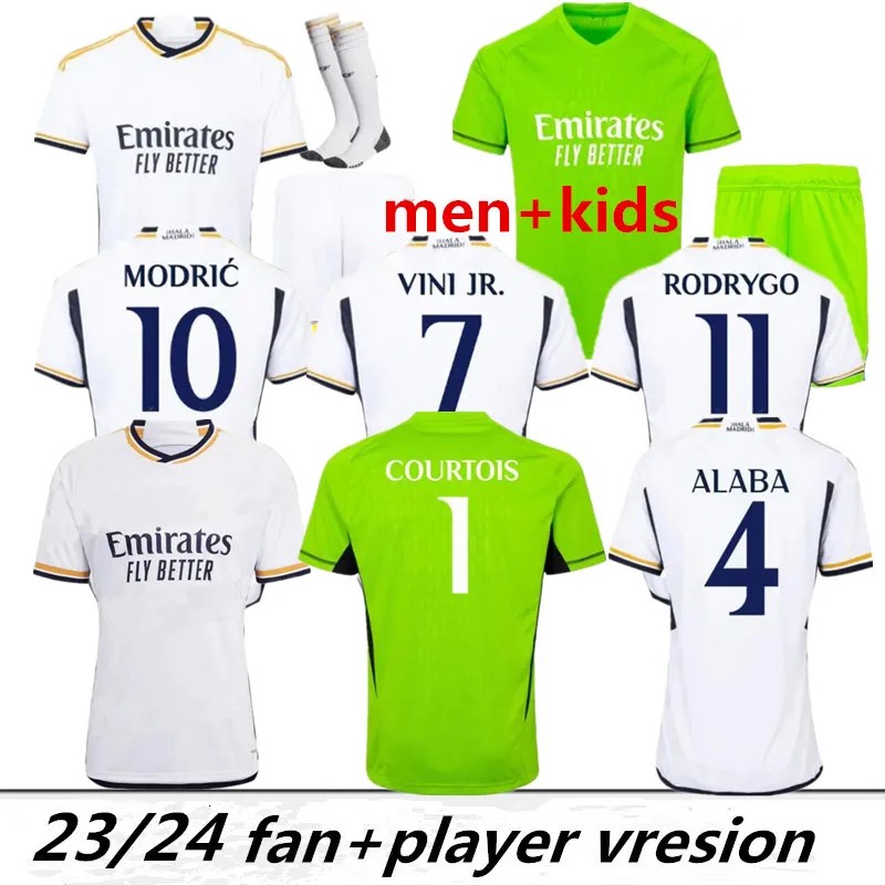 

4XL 23/24 BELLINGHAM RODRGO Soccer Jerseys 2023 2024 BENZEMA Men Football Shirts VINI JR CAMAVINGA ALABA MODRIC VALVERDE camiseta COURTOIS Player Version Kids Kits