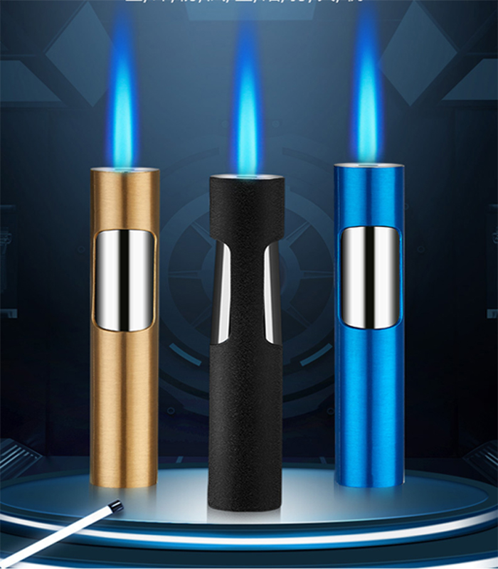 

New gas lighter Pen Jet Torch lighter Portable turbo gun Butane metal cigarette Cigar lighter Windproof gadget No gas