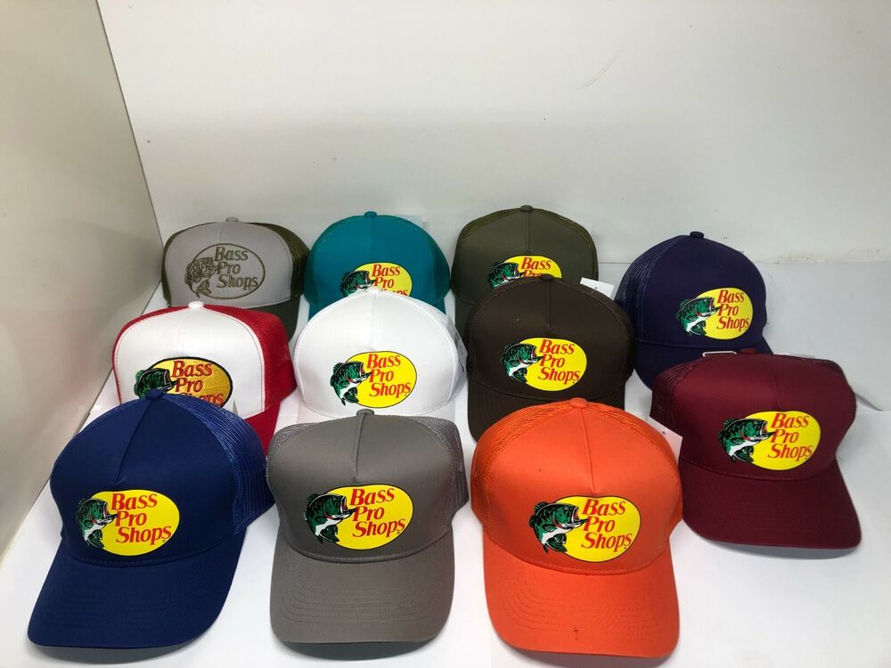 

Bass Pro Shops Mesh Trucker Cap Fishing Camping Outdoors