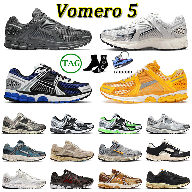 

Vomero 5 Running Shoes Photon Dust Metallic Silver Zoom Sneakers Oatmeal Dark Vast Grey Black White Men Women Anthracite 2023 air outdoor sports trainers Size 36-45, Anthracite 36-45