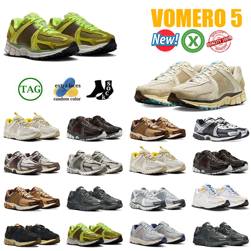

Men Women Outdoor Running Shoes Vomero 5 Sneaker Casual Classic Oatmeal Yellow Ochre Mens Sports Sneakers Runner Anthracite black white Green Platform Trainers, Vast grey 36-45