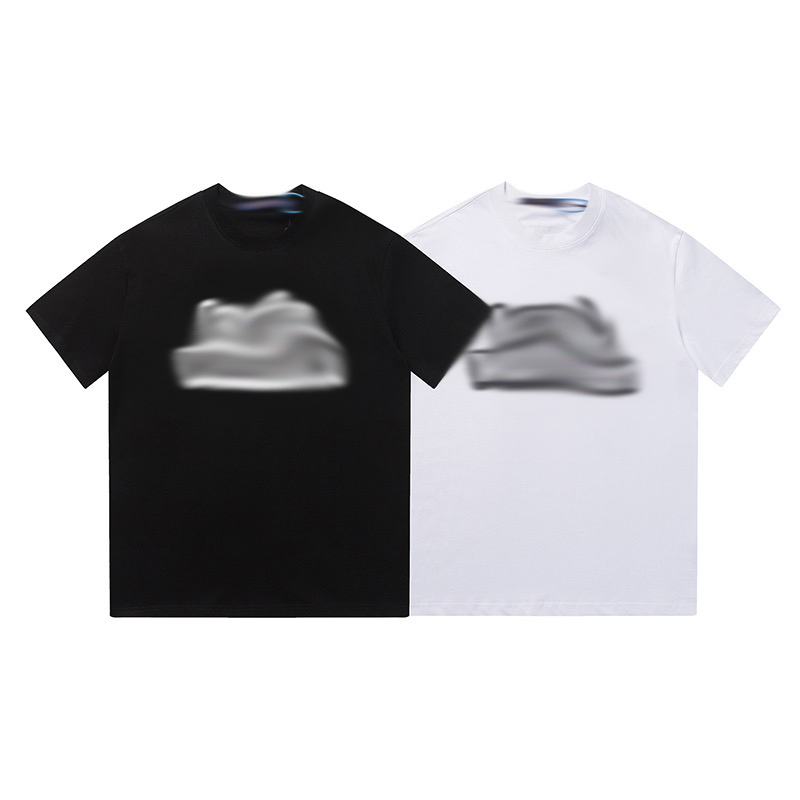 

mens t shirt classic paris Summer Print Cotton Short Sleeves for Men Women Tees, White