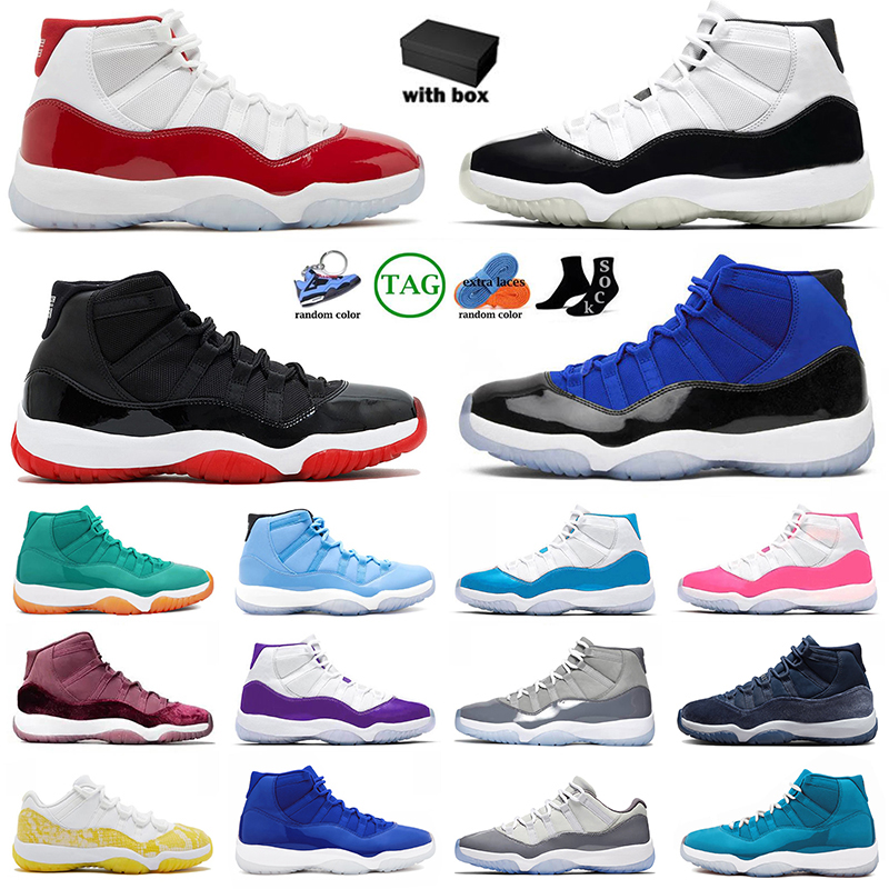 

Mens cherry 11s wih box basketball shoes jumpman 11 j11 pink cool grey cement dmp high bred concord midnight navy space jam jorden11s women retros og sneakers
