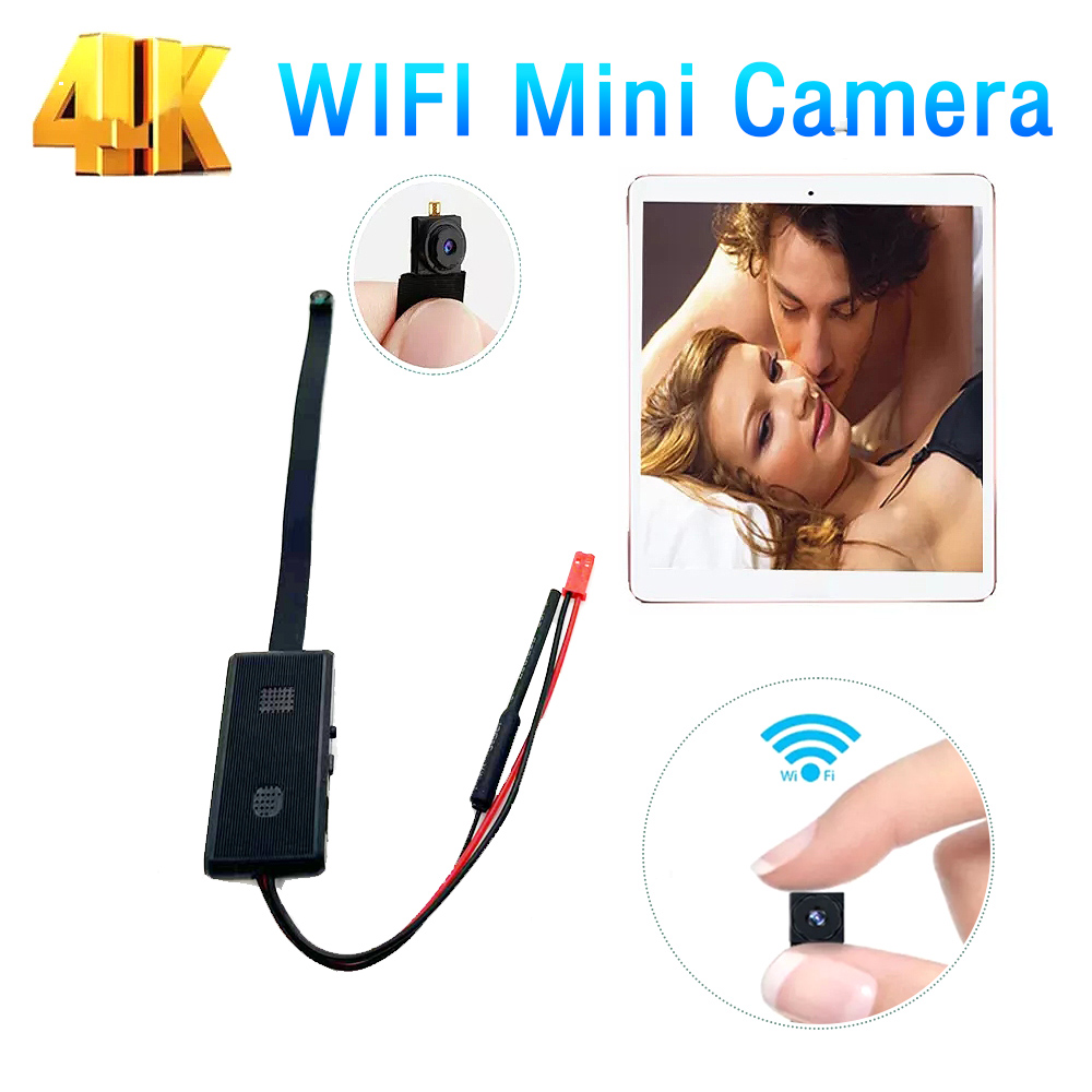 

Wifi Mini Camera Wireless DIY Portable Camcorder WiFi IP Remote View P2P Micro webcam 1080P Digital Body Cam wholesale, Black