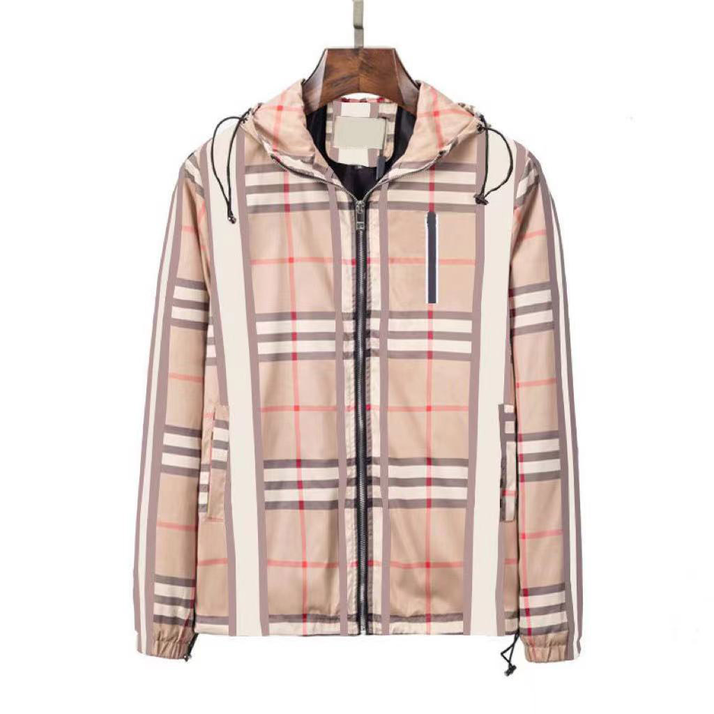 Mens coat Designer Jacket Floral Zipper Embroidered Letter Jackets Stand Collar Cloth Jacquard Fabric Men Fashion Streetwear Size M-3XL