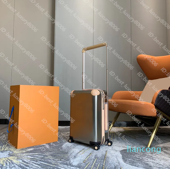 suitcase High-end portable pull rod box fashion storage large capacity leisure travel Rolling Luggage trolley cas-image-876732429