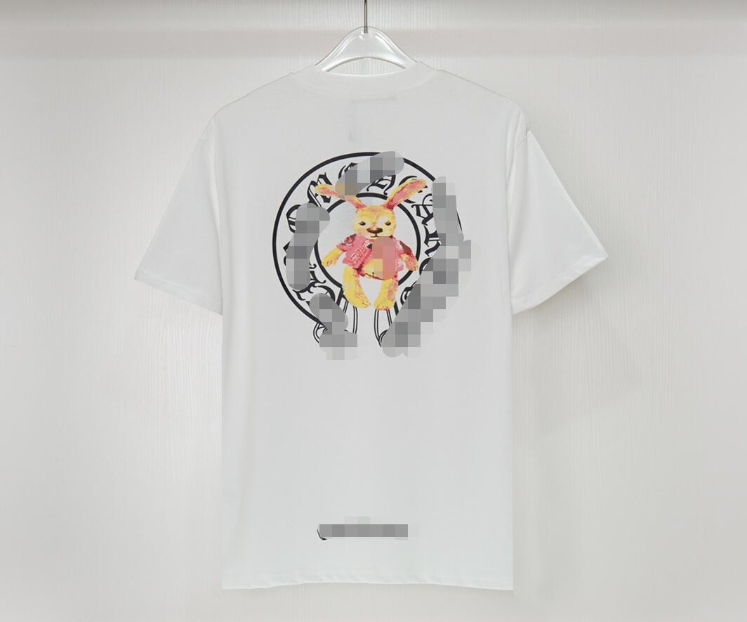 

Designer Mens Womens T Shirts Summer Loose Horseshoe Cross Print Brand Ch Print Letters Clothing T-Shirt Classic Luxurys Tee Casual Pure Cotton Woman Top Short Sleeve, Q11111
