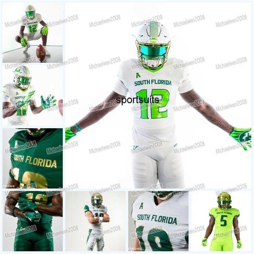 

Custom NCAA USF South Florida College Football Jersey Jacob Mathis Bryce Miller Kelley Joiner Jr. Kirk Livingstone Josh Black Cronkrite, Men 2