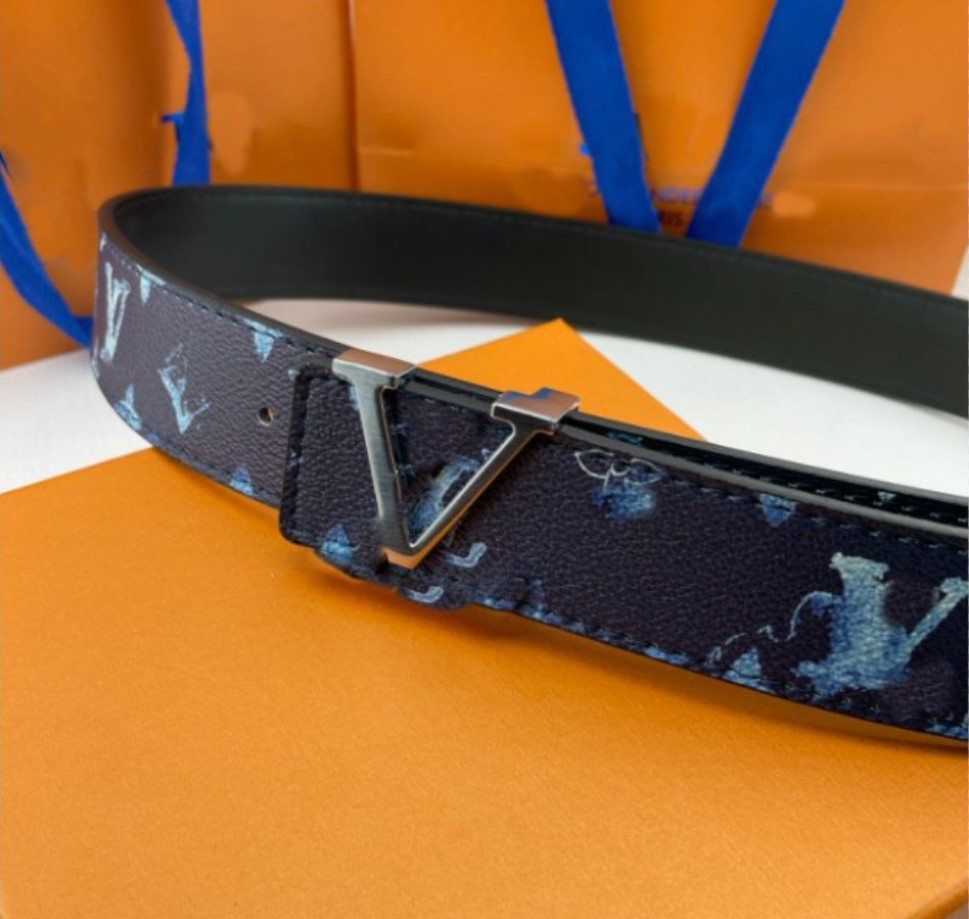 Men Women Designers Belts Classic fashion luxury casual letter smooth buckle womens mens belt width 3.8cm with box-image-846182071