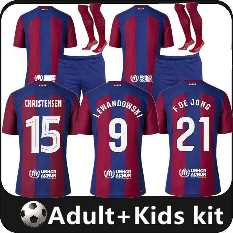 

23 24 LEWANDOWSKI PEDRI soccer jerseys ADAMA GAVI camiseta de futbol R. ARAUJO 2023 2024 Barcelona FC ANSU FATI MEMPHIS football shirt men kids kit socks equipments, 22/23 3rd kit