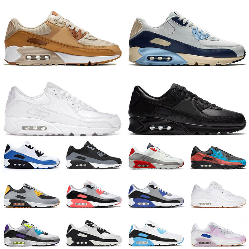 

Designer OG Sports 90 Running Shoes Max Big Size 13 Caramel Blue Void Triple White Black Leather Infrared Swingman 90s Mens Women Trainers Sneakers 36-47, C15 40-45