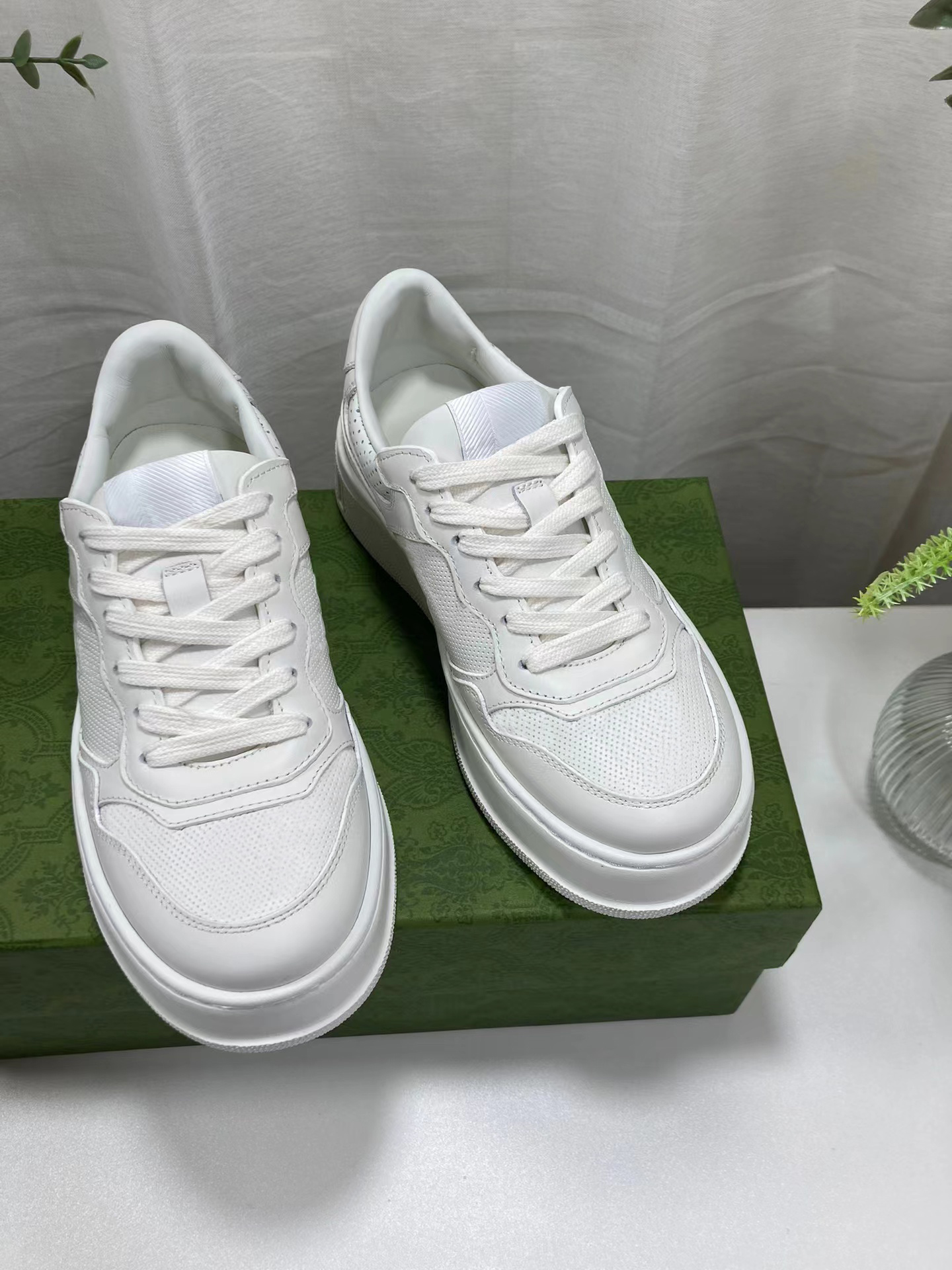 

Designer Casual Shoes Small White Shoes Printed Patterns Thick Soled Sports Shoes Fashionable Board Shoes Men's And Women's Classic Retro Shoes With Box, Color6