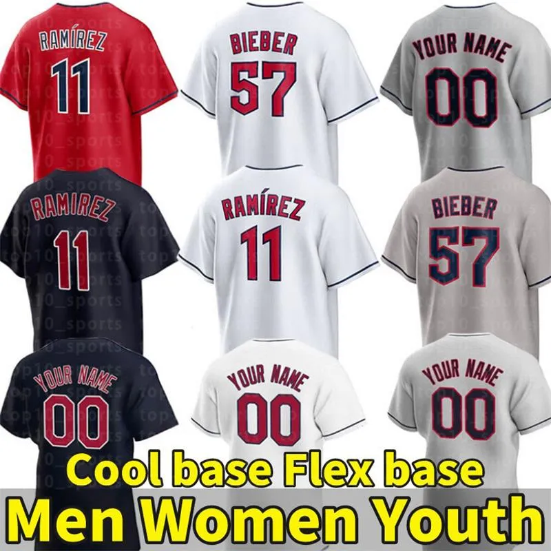 

2022 11 Jose Ramirez Baseball Jerseys Steven Kwan Shane Bieber Myles Straw Gimenez Zach Plesac Franmil Reyes Amed Rosario Hedges Mel Harder, Men's color 5
