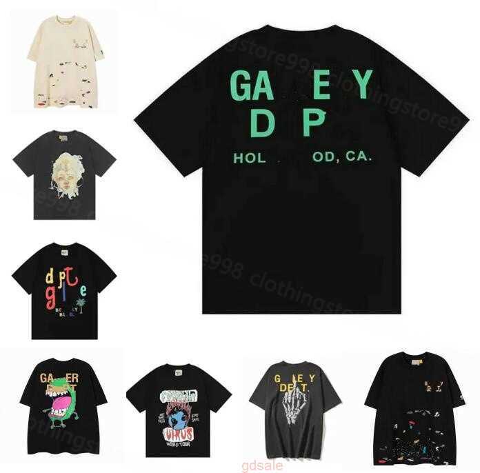 

Men's T-shirts Galleries Designer Summer Galleries Shirt Alphabet Printed Star Same Round Neck Short Sleeve T-shirt For Men and Women 25