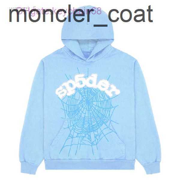 

Men's Hoodies Sweatshirts Sweatshirts Men's Hoodies 2023 New Sky Blue Sp5der Men Women 1 Hip Hop Young Thug Spider World Wide 555555 Pullover G230328 7 Ko4v5fi5