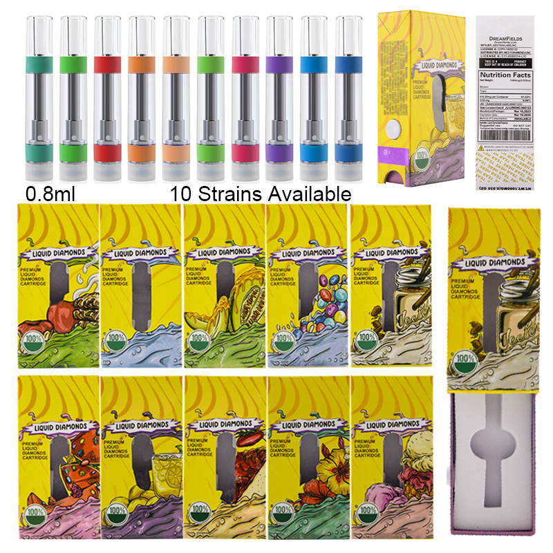 

J Full Glass Atomizers Vape Cartridges Packaging Snap on Lock Empty 0.8ml Vapes Carts Thick Oil Vaporizer 510 Thread Vapor E Cigarette