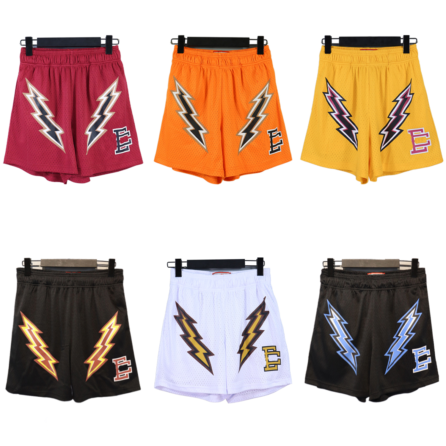 

2023 Designer Shorts Men's Summer Fashion High Quality Sports Loose Casual Breathable Basketball Shorts Red Orange, Yellow Yellow White Men's Shorts Size: -XXL, 03