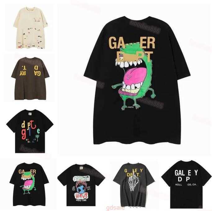 

Men's T-shirts Galleries Designer Summer Galleries Shirt Alphabet Printed Star Same Round Neck Short Sleeve T-shirt For Men And WomenSize S-XL 23