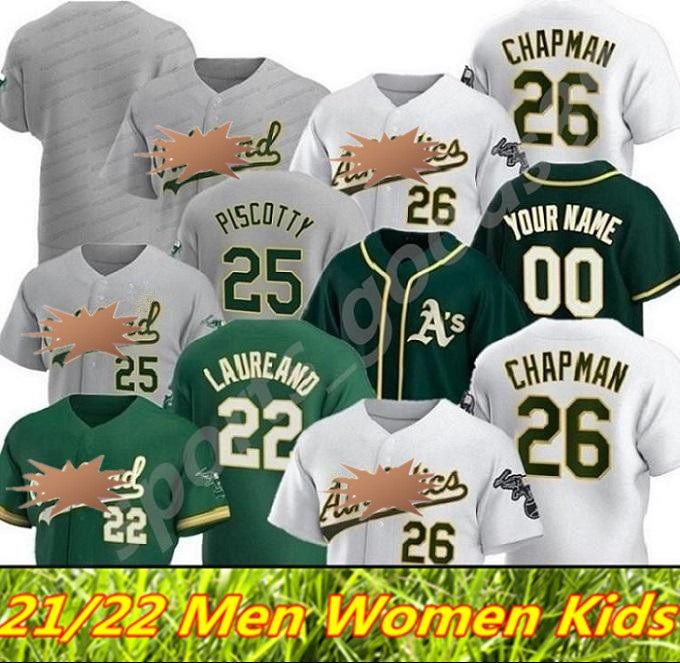 

Custom 2021 Oakland 28 Matt Olson Athletics Jersey 26 Chapman 9 Reggie Jackson 24 Rickey Henderson 50 Fiers 2 Khris Davis Baseball Jerseys, Colour 12
