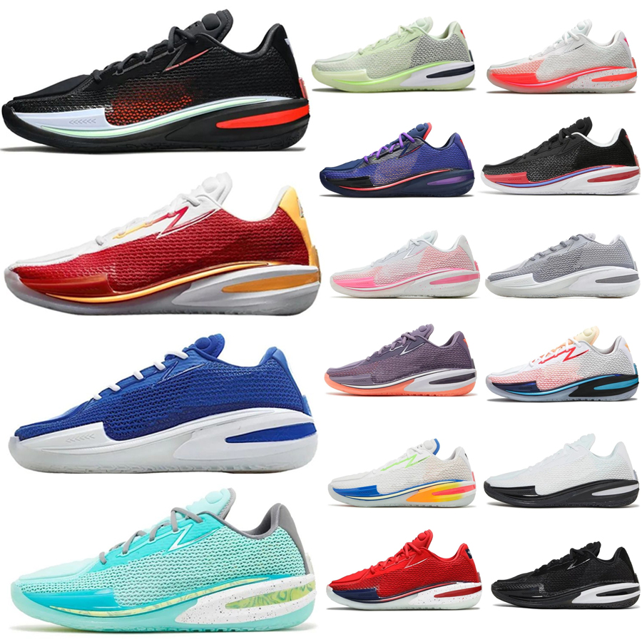 latest Zoom G.T. Cut Mens Basketball Shoes Low Sneakers GT Black Crimson Green Grinch Laser Blue University pink breast cancer Void Yellow Mesh S