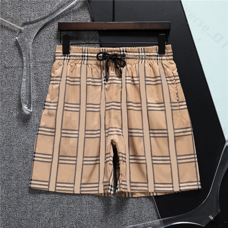 

Mens Plaid Shorts Beach Pants Designers Board Swim Short Gym Mesh Sportswear Quick Drying SwimWear Printing Man S Clothing Asian Size M-3XL