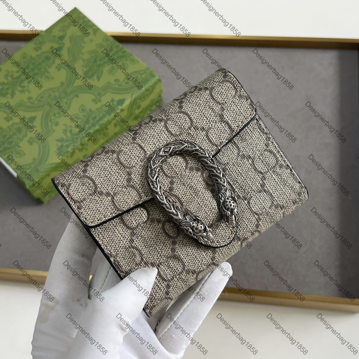 

designer wallet Card Holder mini short purse with original box dust bag