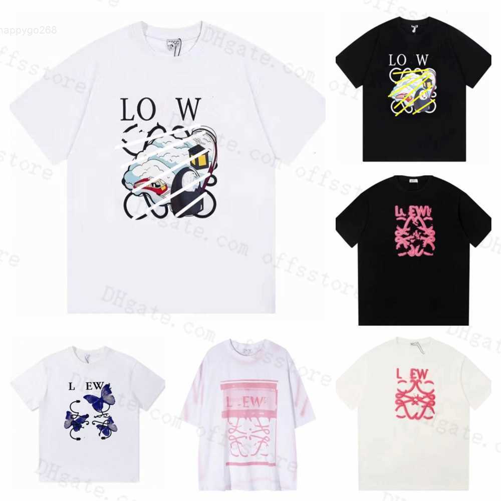 

Summer Mens women Designers T Shirt Man Womens tshirt With loewees Letters Print Short Sleeves Shirts Men Loose Oversize Luxury Street Tees Loose Trend Top Tees, 32