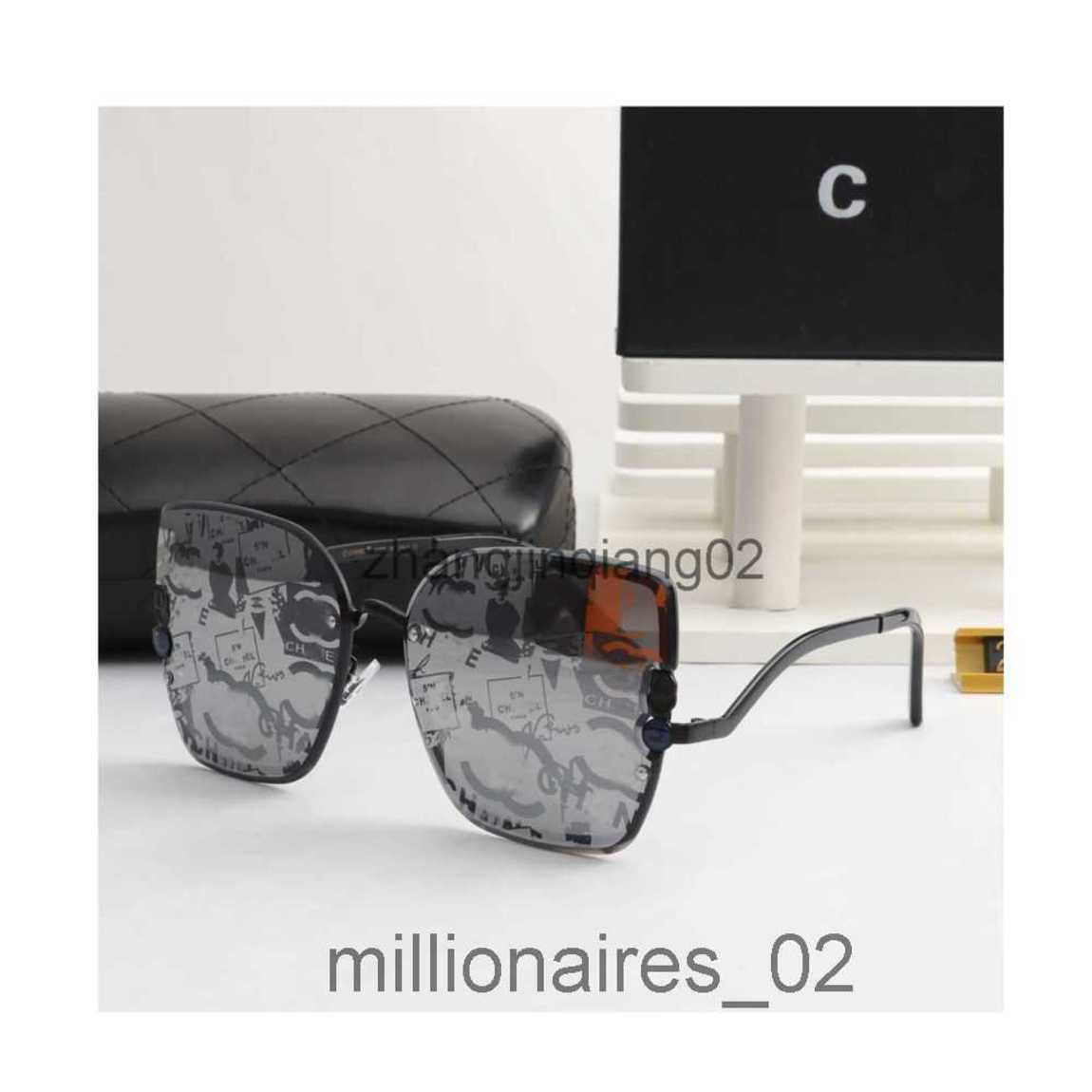 

Designer Channel Sunglasses Cycle Luxurious Fashion Sports Polarize Sunglass Men Women New Vintage Baseball Summer Beach Driving Oversized Sun Glasses