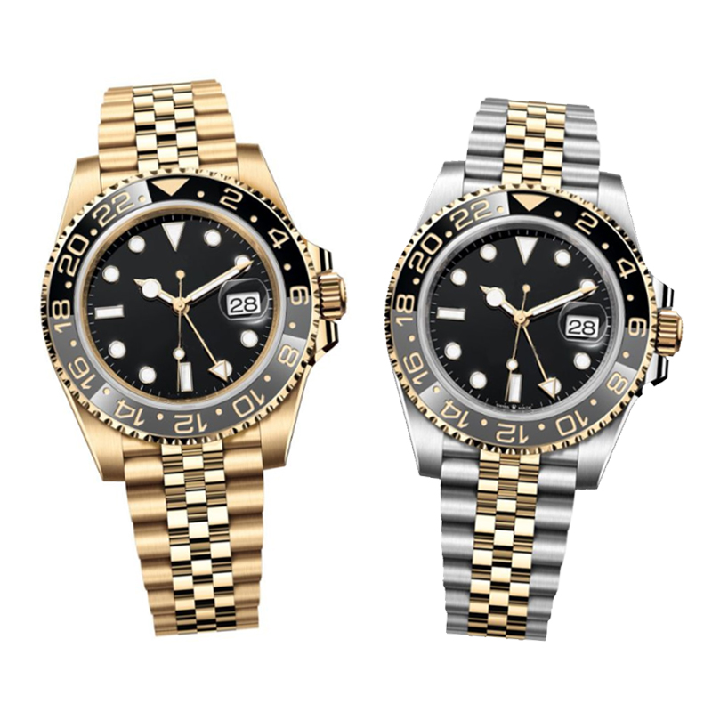 

2023 Gold mens watch u1 designer automatic sapphire 904L stainless steel sports watch luminous GMT Montre De Luxe root beer Luxury Montre watches DHgate ST9 jason 007, Waterproof