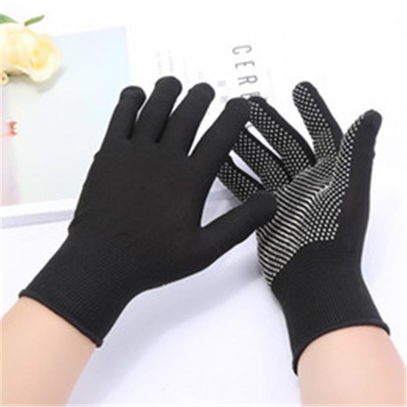 

1 Pair Heat Resistant Protective Glove Hair Styling For Curling Straight Flat Iron Work gloves Safety gloves High Quality