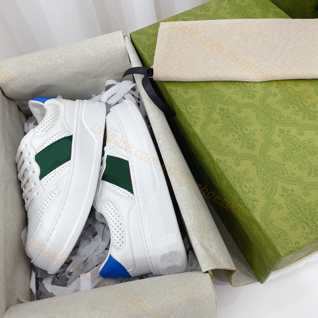 

Designer Sneakers Men Women Casual Shoes Embossed Sneakers Dress Shoes White Web Black Leather Chunky Lace-up Closure Beige Ebony Canvas Platform Men Trainers, Color#12