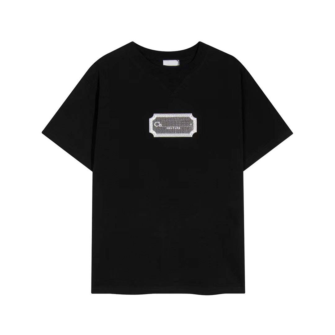 

Men' Short Sleeve Solid Crew Neck T-Shirt 2023 Summer Casual Men Tee Shirts, Black