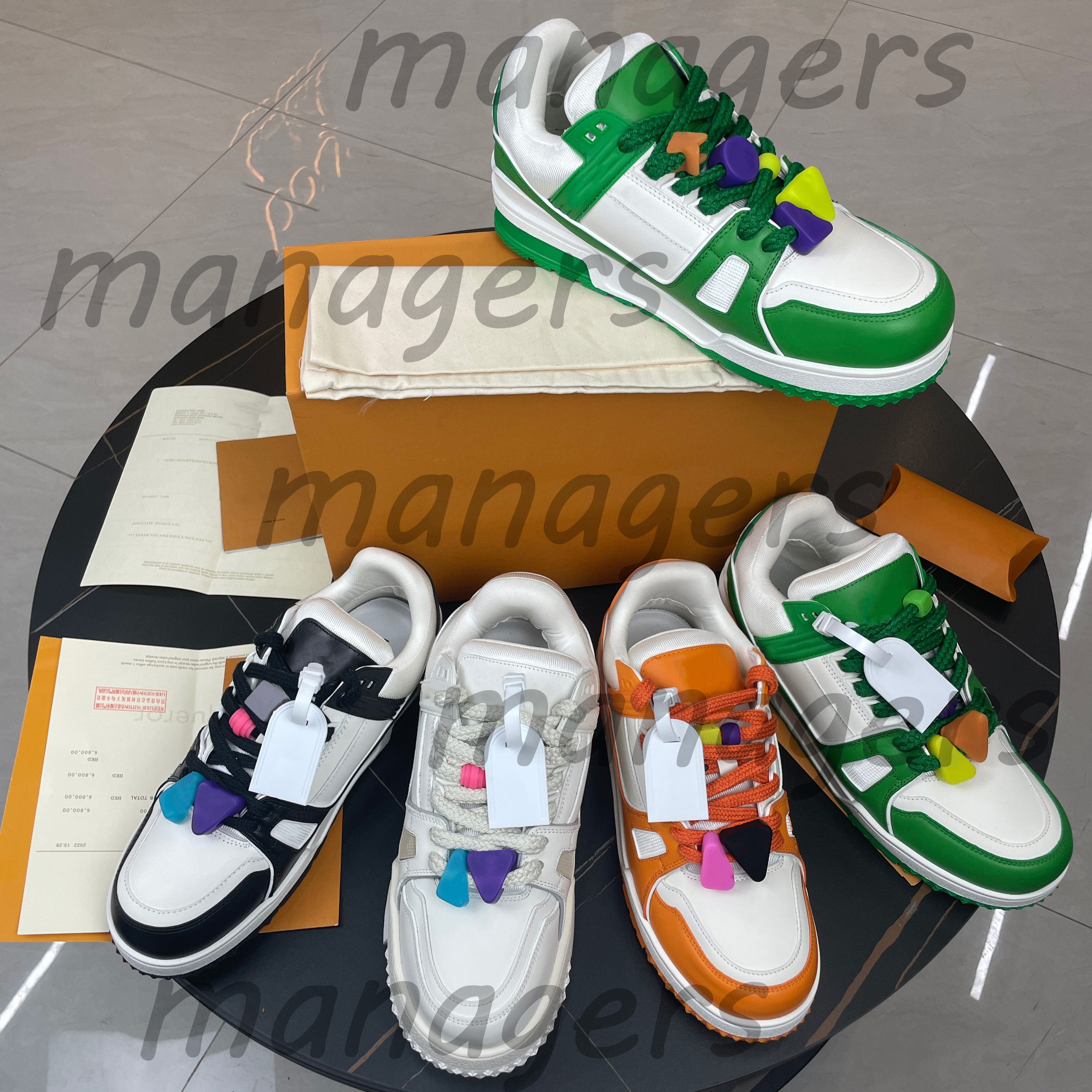 

Luxury Fashion Casual Shoes for Men and Women Designers Buckle Letter Shoes Running Shoes Trainer Maxi Sneaker Bread Thick Sole Shoes Summer Shoes New Size 35-45