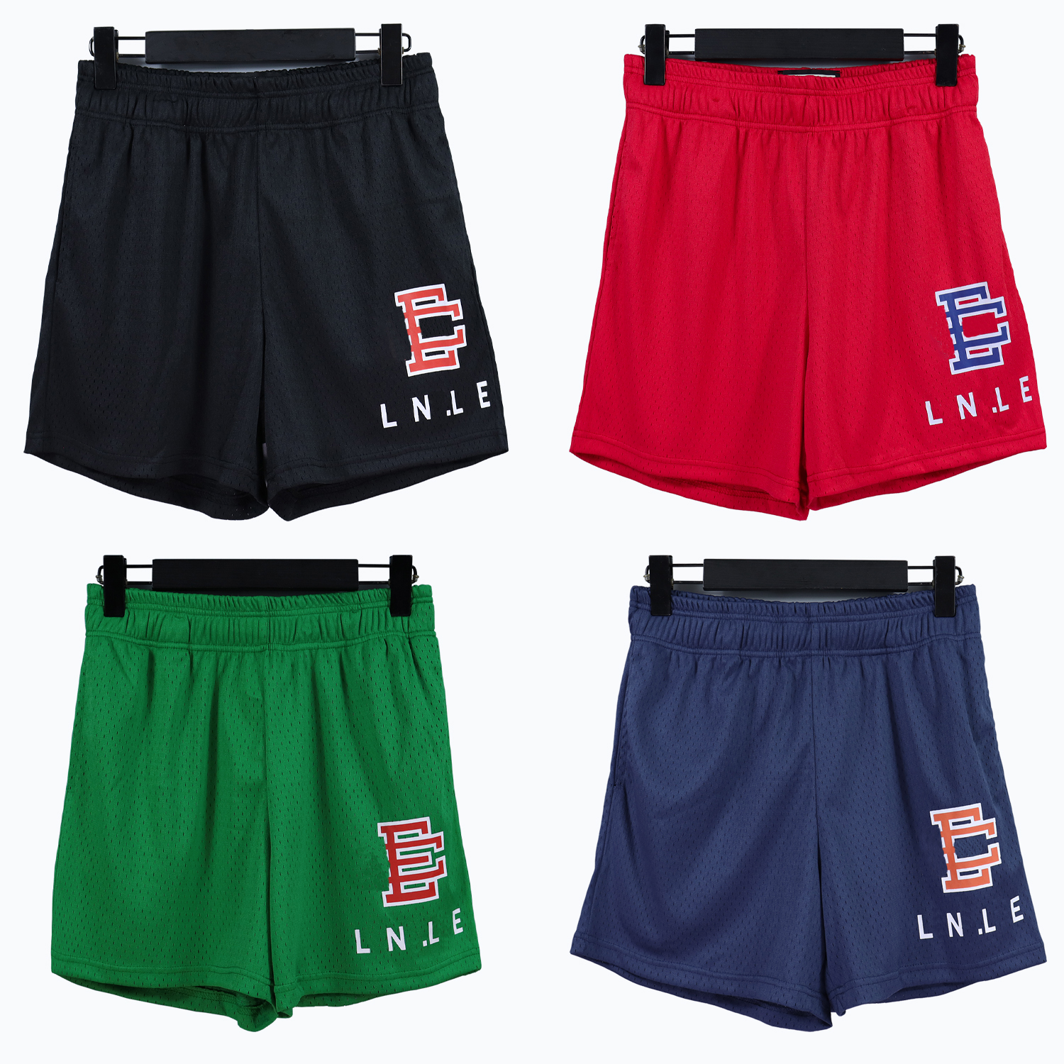 

Designer shorts men's fashion loose summer American letter print sports shorts men's black red blue green men's shorts size: M-XXL, 01